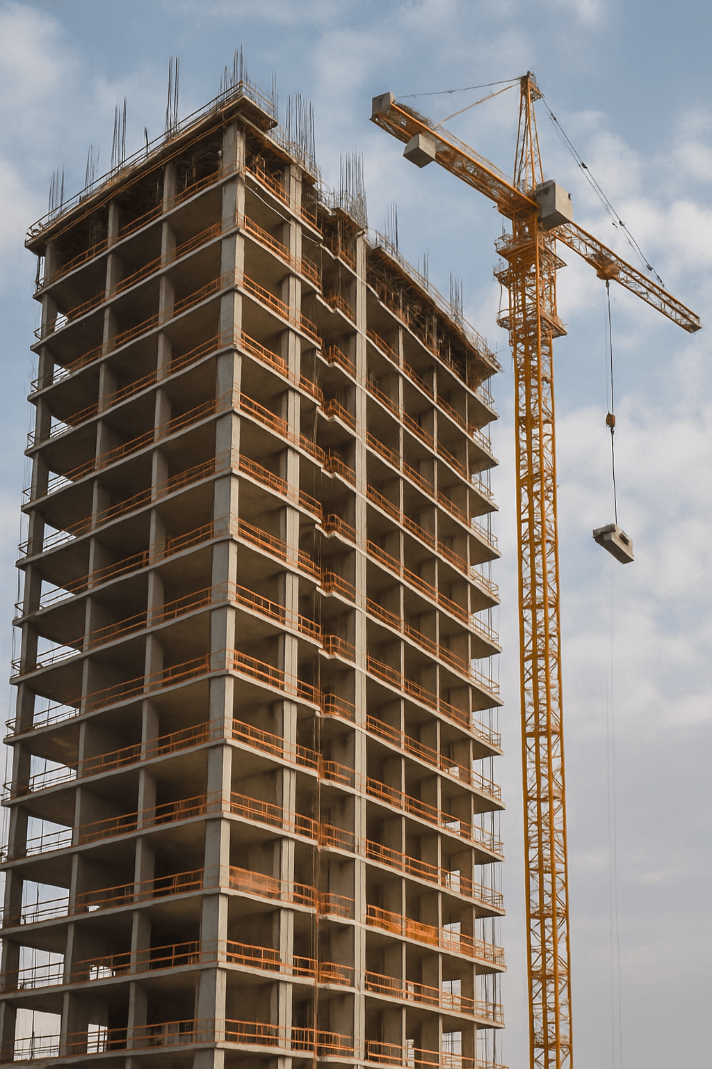 Mburubu Construction team at work on a construction site